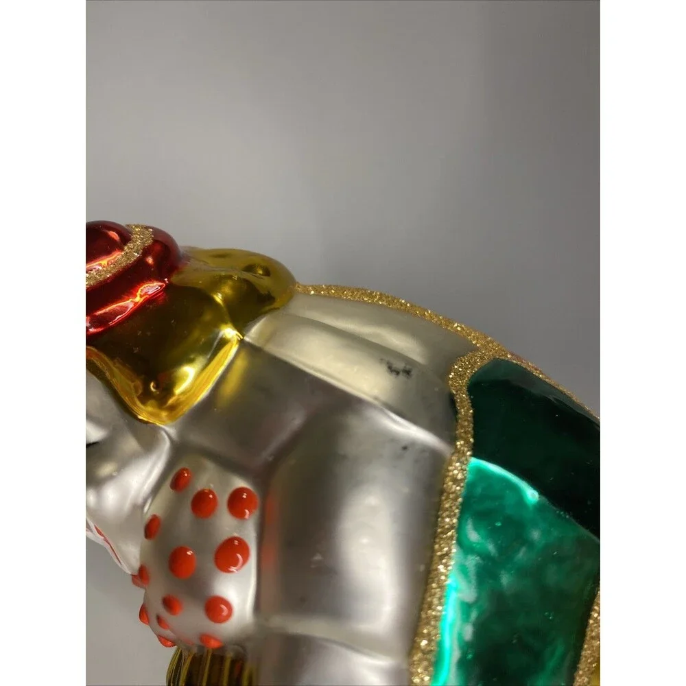Kurt S Adler Polonaise Christmas Ornament Clown Musician Playing Accordion